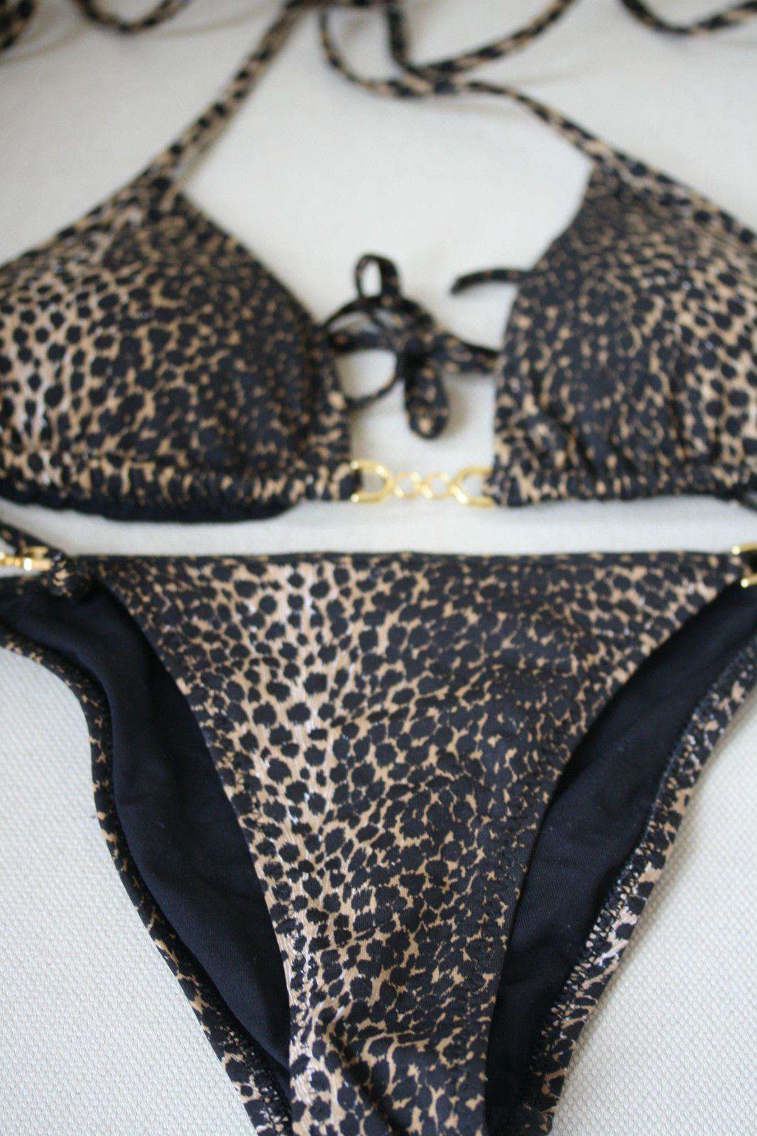 MELISSA ODABASH MAINE CHEETAH BIKINI UK 8 - Image 9