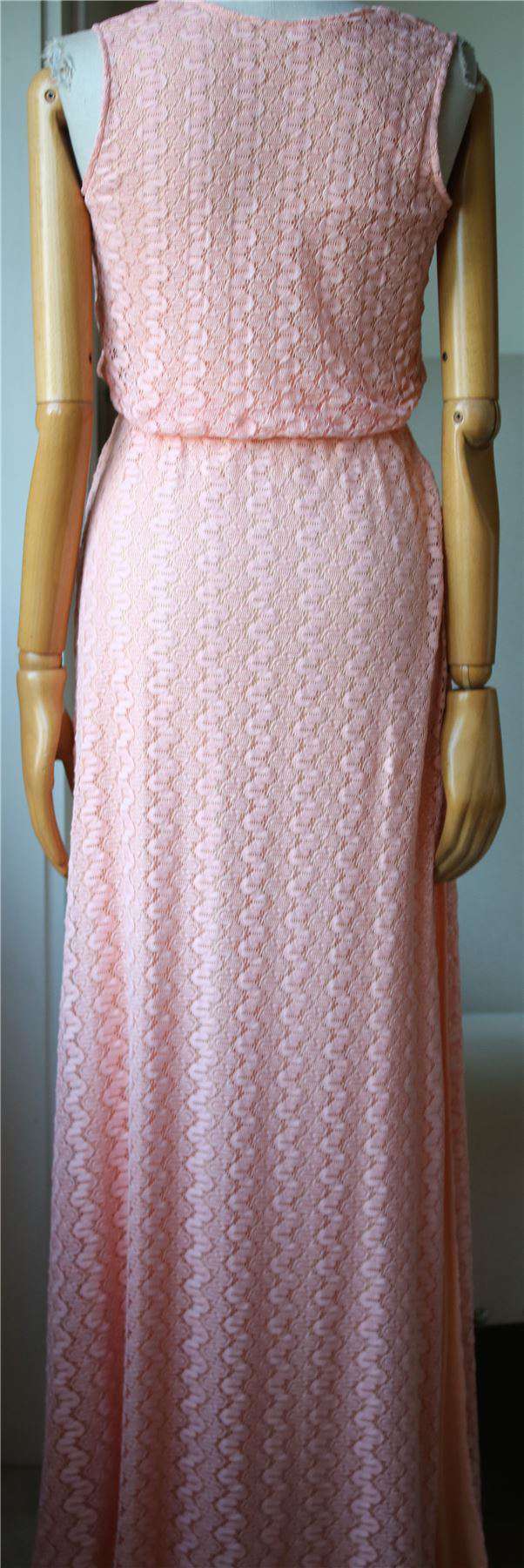 MELISSA ODABASH MELISSA CROCHETED MAXI DRESS SMALL - Image 6