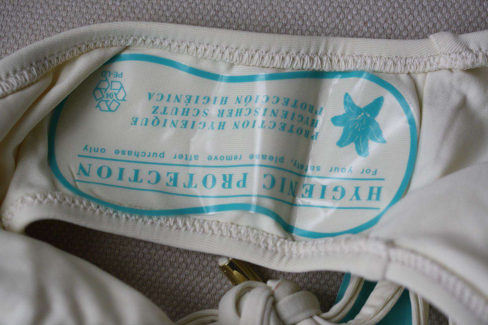 MELISSA ODABASH MIAMI CREAM BIKINI UK 10 - Image 8