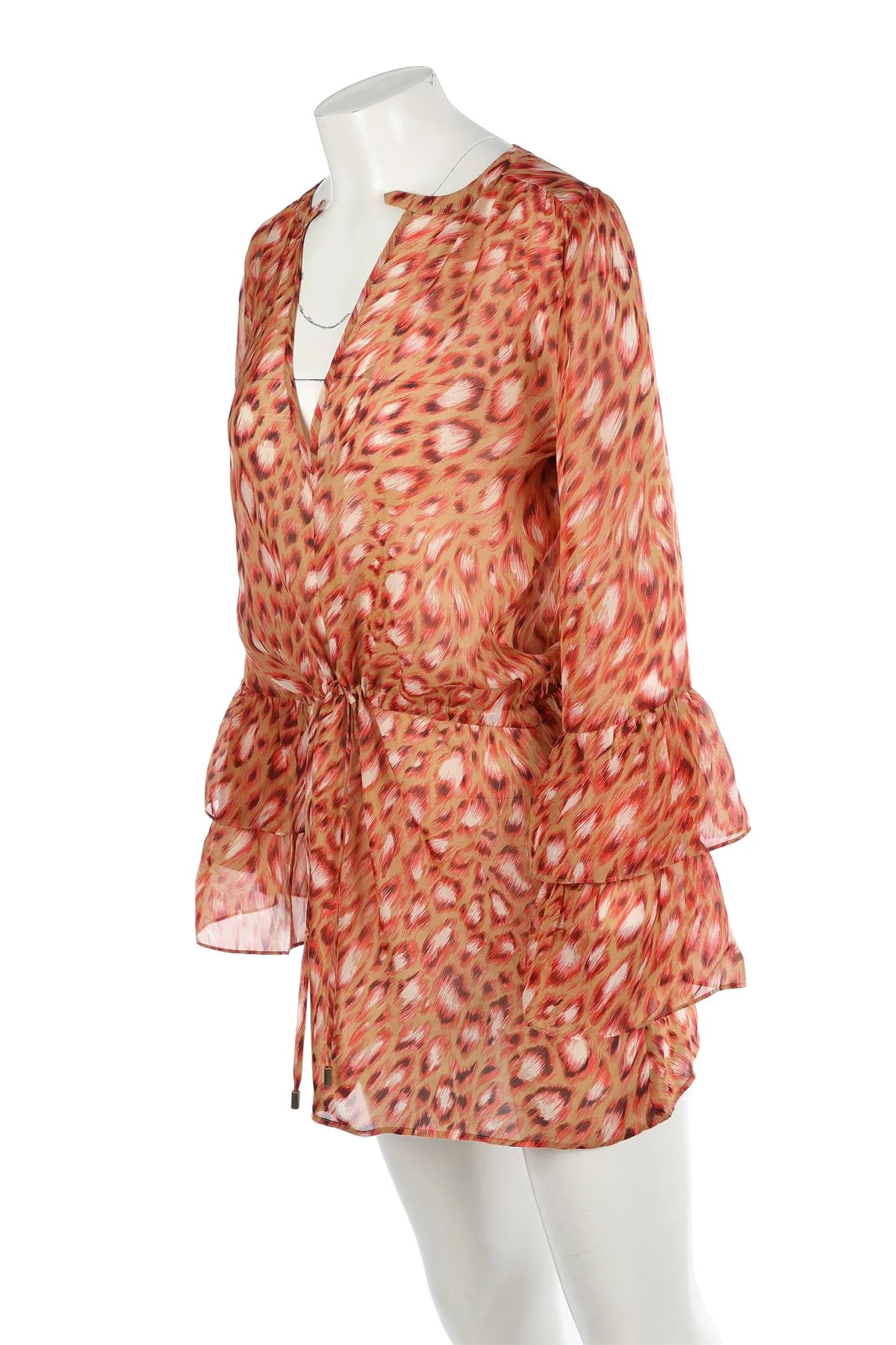 MELISSA ODABASH MULTI SILK KAFTAN SMALL - Image 3