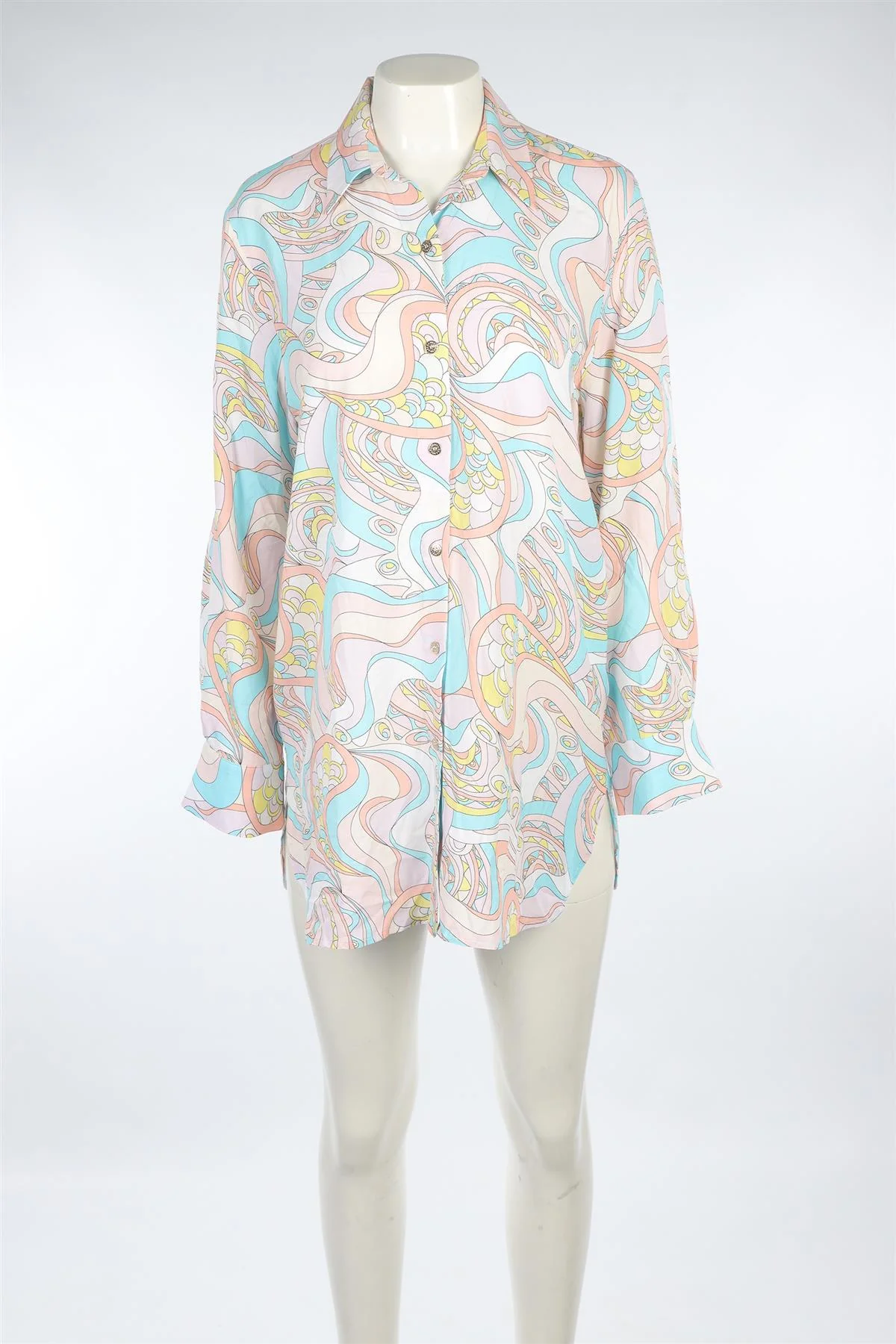 MELISSA ODABASH MULTI WOVEN SHIRT MEDIUM - Image 2