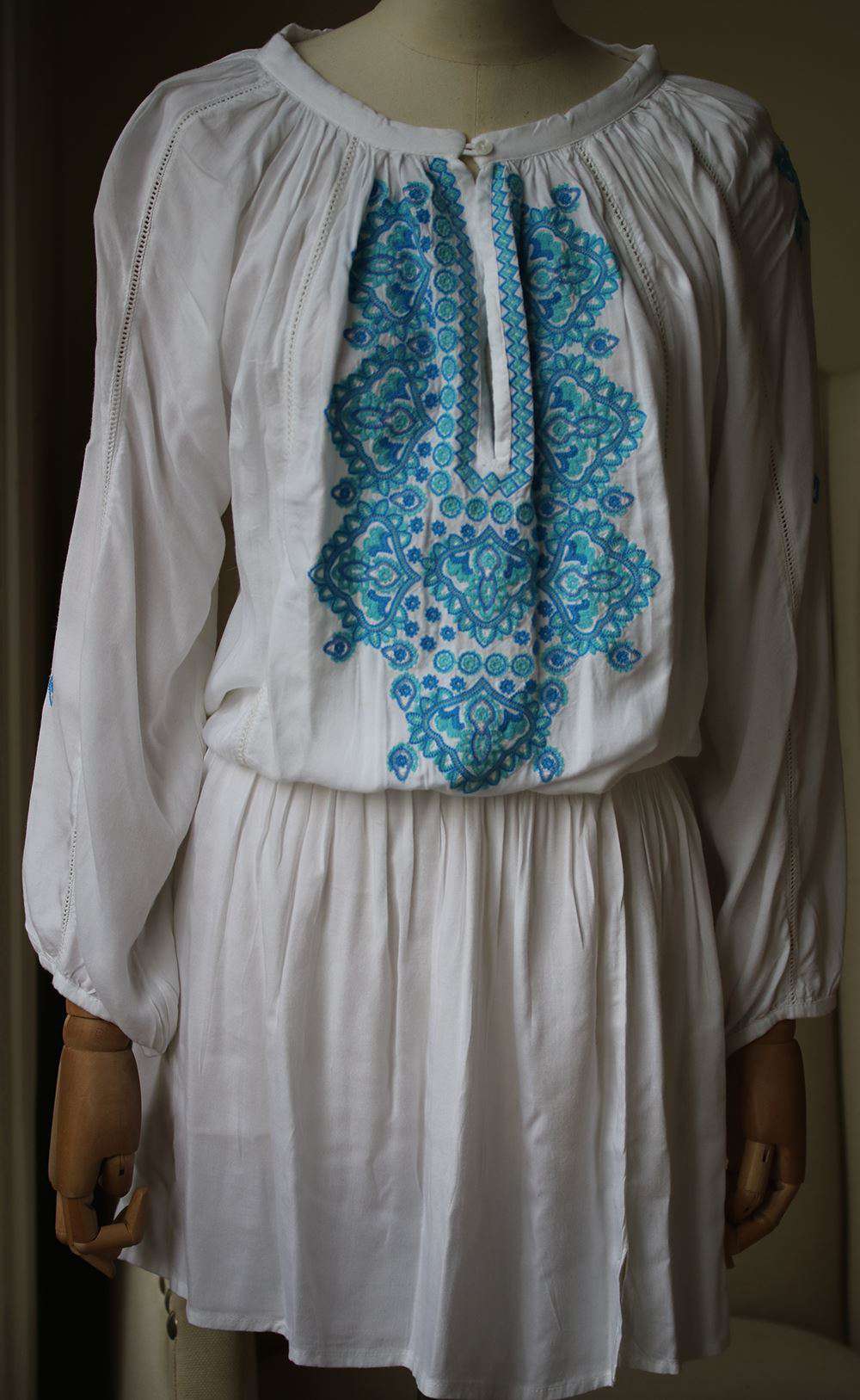MELISSA ODABASH NADJA EMBROIDERED DRESS MEDIUM - Image 2