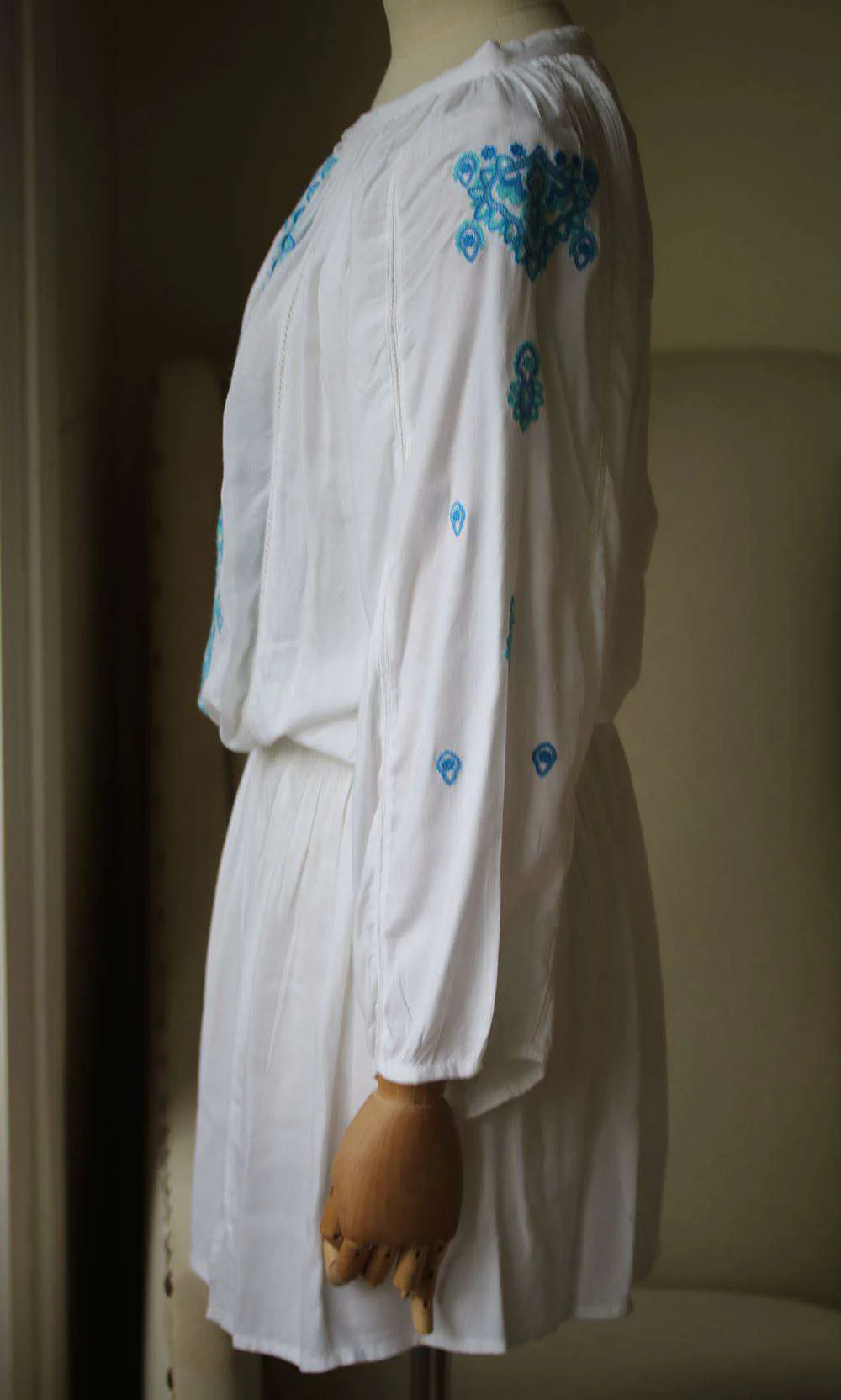 MELISSA ODABASH NADJA EMBROIDERED DRESS MEDIUM - Image 3