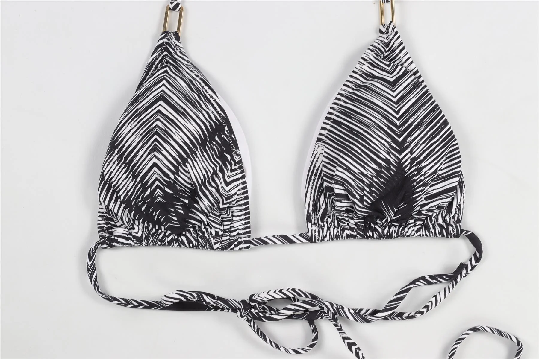 MELISSA ODABASH NAVY BIKINI UK 10-14 - Image 3