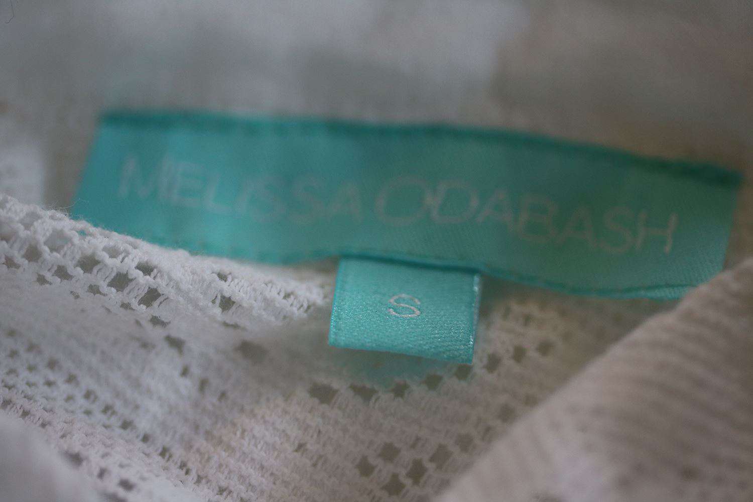 MELISSA ODABASH NICOLE EMBROIDERED DRESS SMALL - Image 3