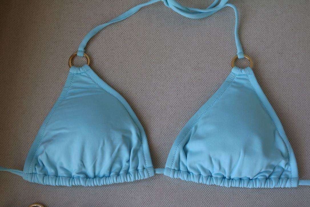 MELISSA ODABASH PALM BLUE BIKINI UK 10/16 - Image 3