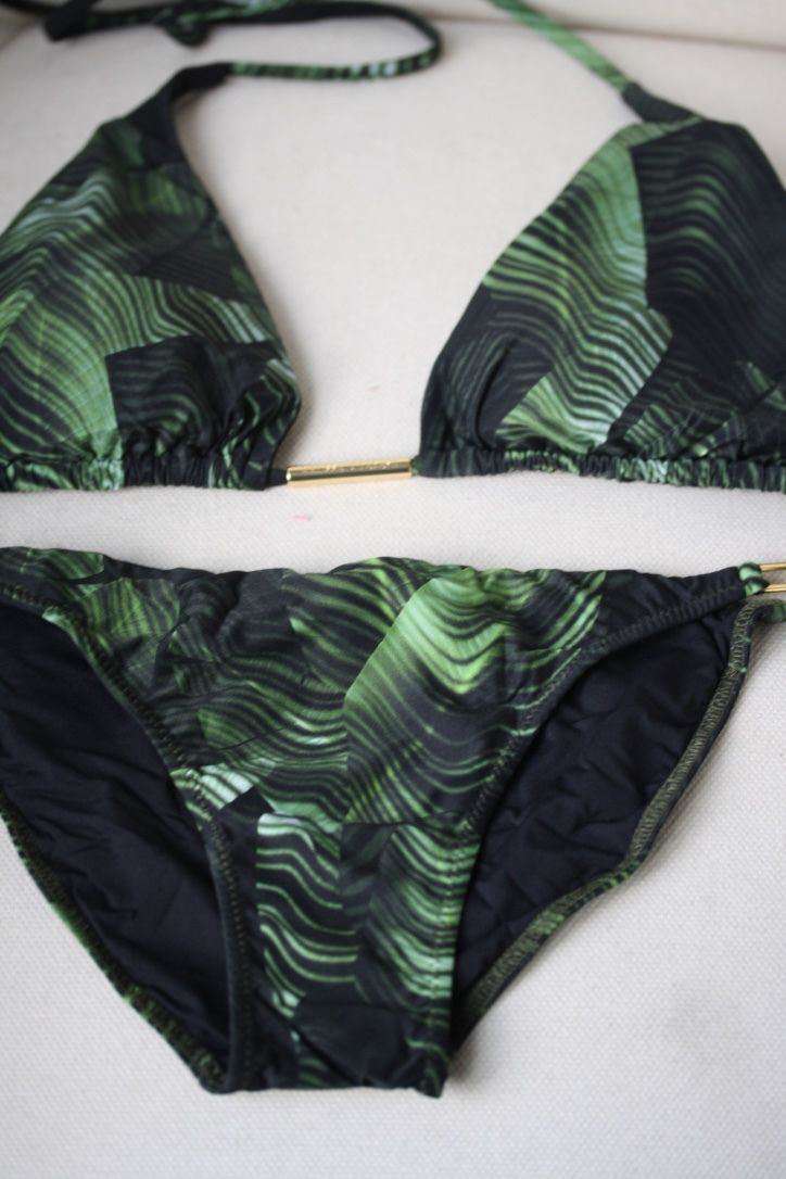 MELISSA ODABASH PALM GREEN BIKINI UK 10/14 - Image 6