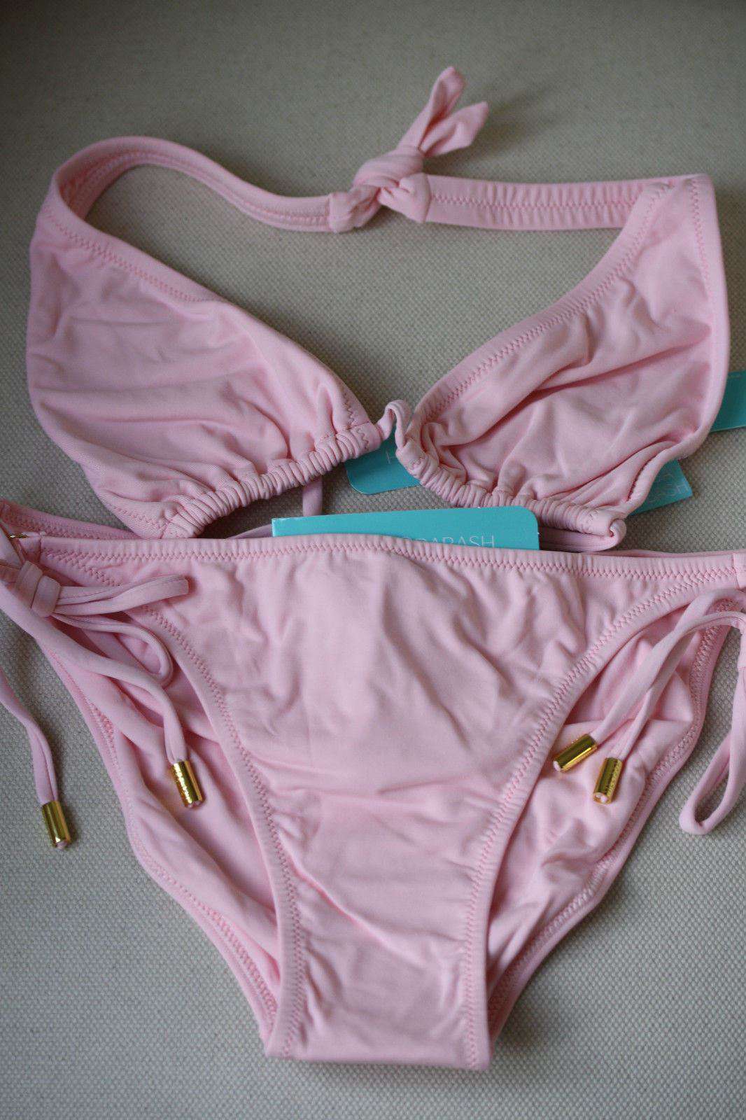 MELISSA ODABASH PINK BRIDESMAID HEN PARTY BIKINI IT 42 UK 10 - Image 2