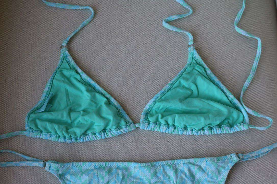 MELISSA ODABASH PORTUGAL AQUA PRINT BIKINI UK 10/14 - Image 4