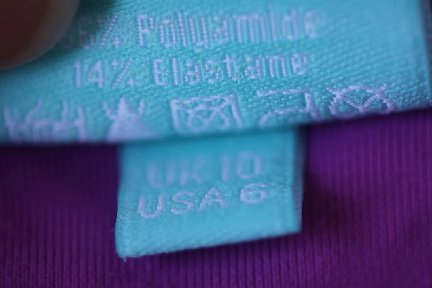 MELISSA ODABASH SARDINIA PURPLE TRIANGLE TOP AND KEY WEST BIKINI UK 10/14 - Image 4