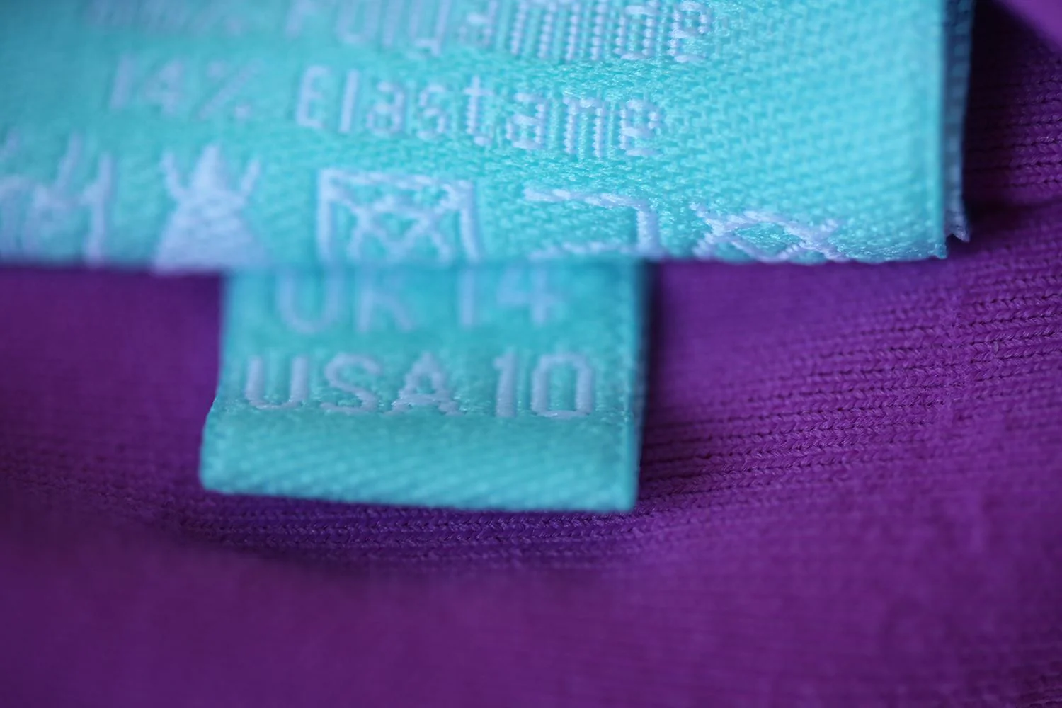 MELISSA ODABASH SARDINIA PURPLE TRIANGLE TOP AND KEY WEST BIKINI UK 10/14 - Image 5