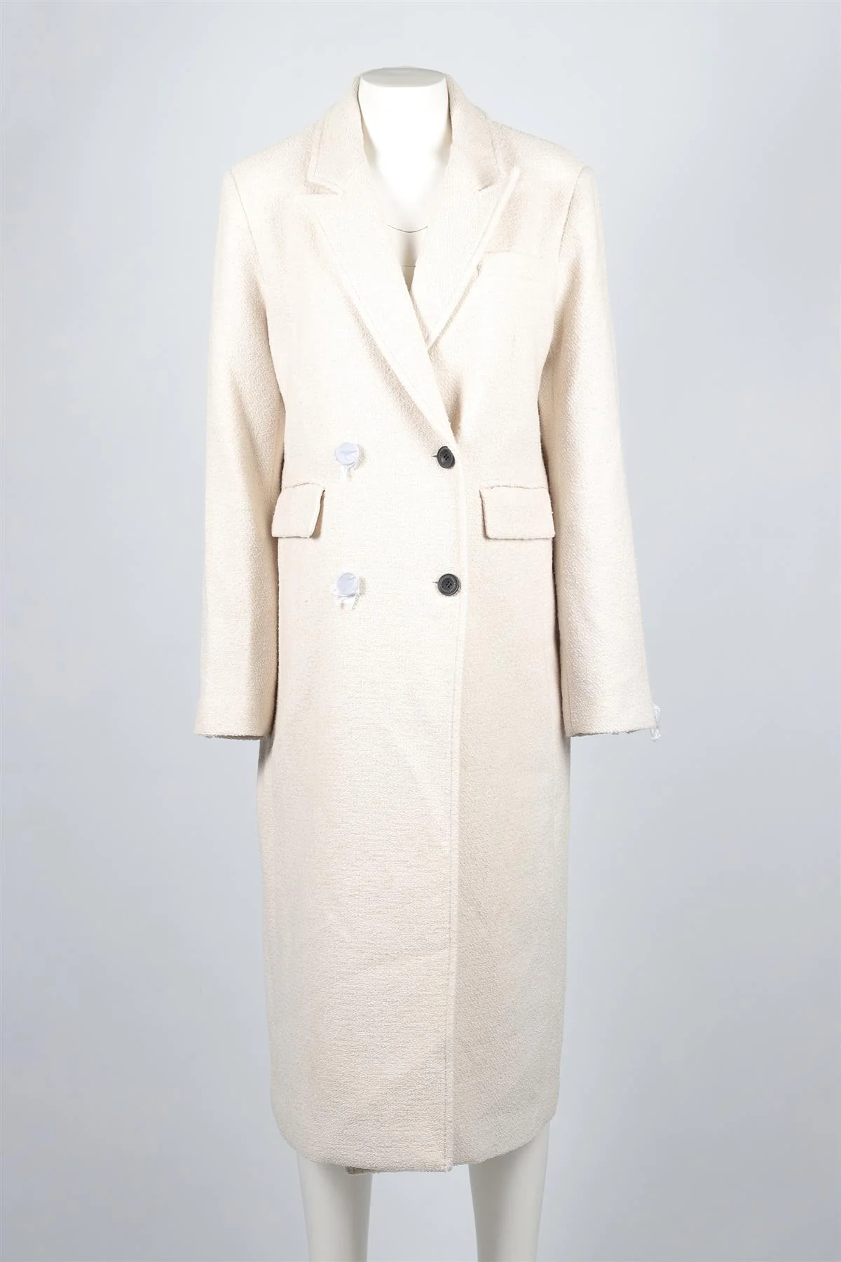 MEOTINE CREAM WOOL COAT XSMALL-SMALL - Image 2