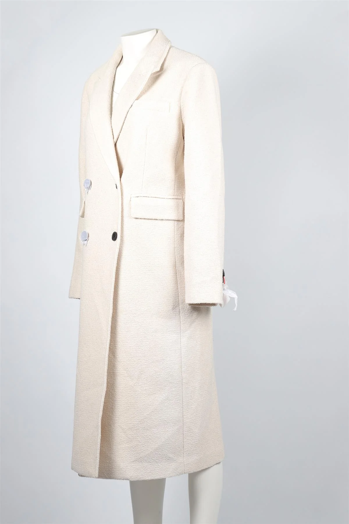 MEOTINE CREAM WOOL COAT XSMALL-SMALL - Image 3