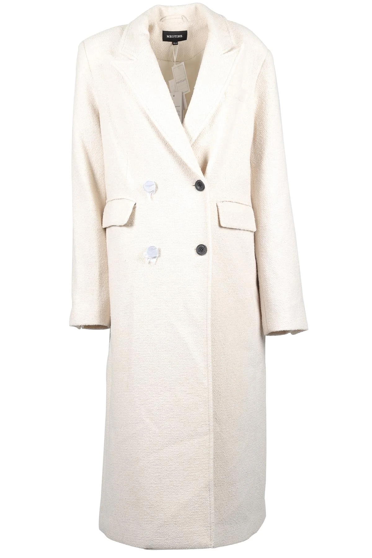 MEOTINE CREAM WOOL COAT XSMALL-SMALL - Image 5