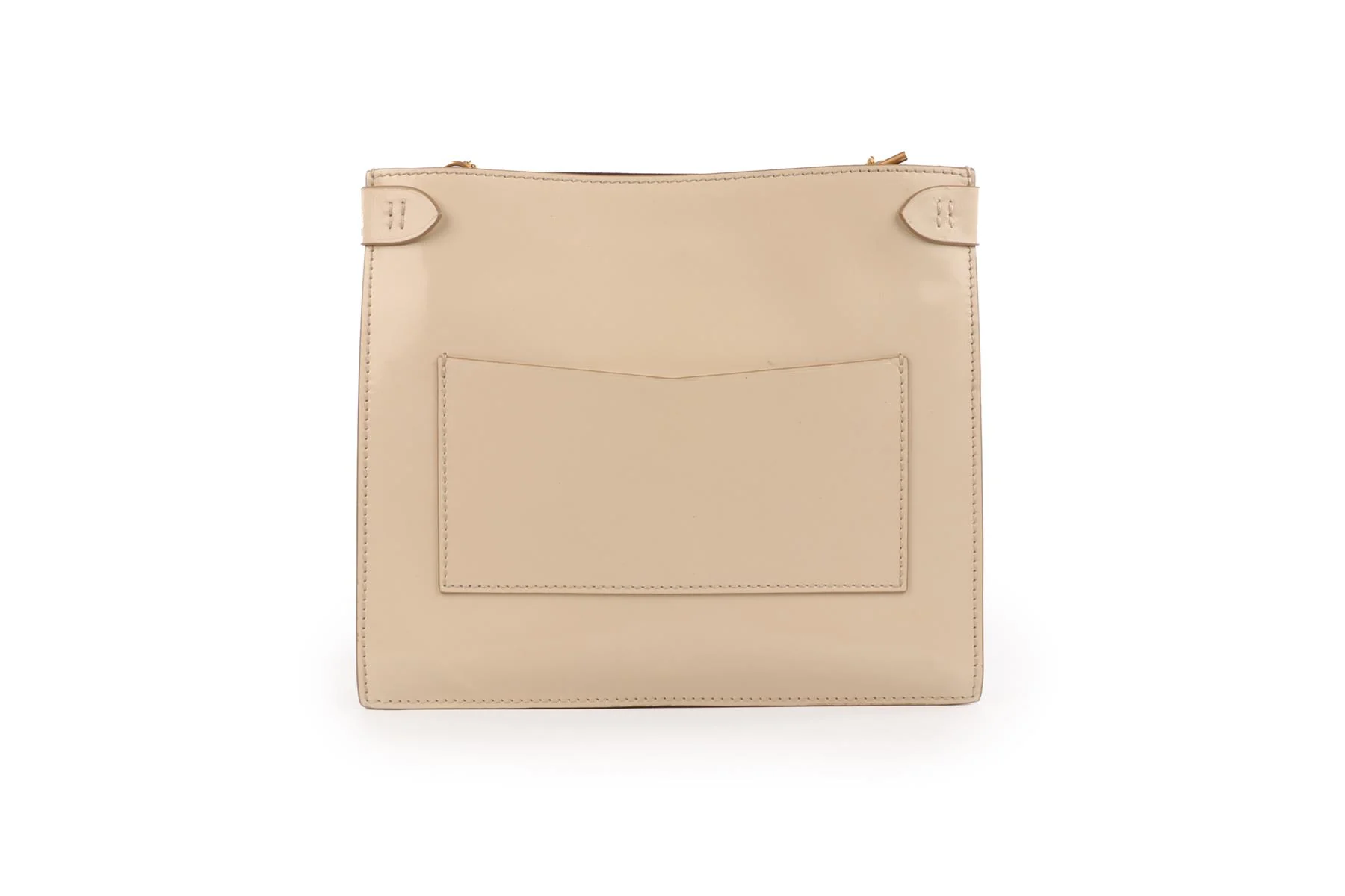 MÉTIER CREAM STOWAWAY PATENT LEATHER SHOULDER BAG - Image 7