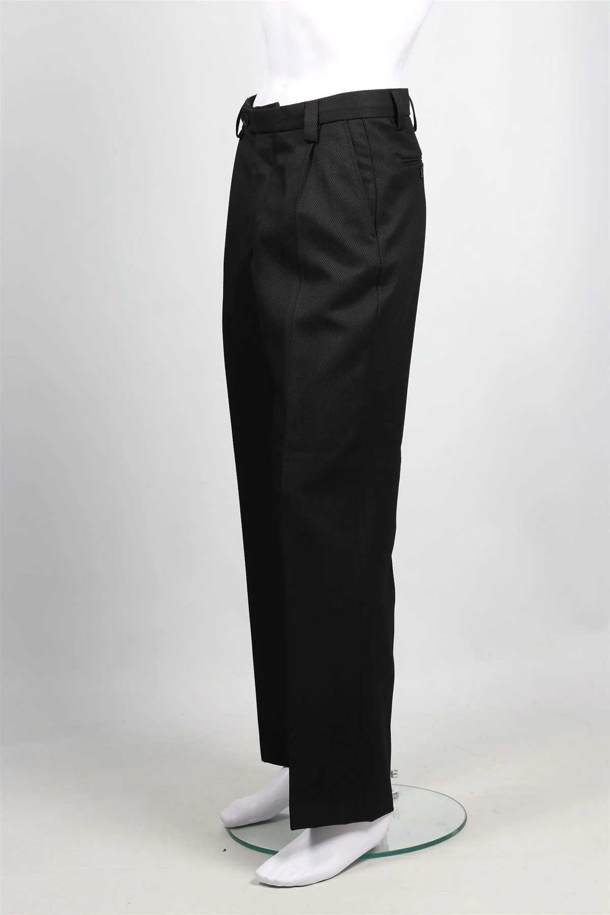 MFPEN BLACK MEN'S WOOL TROUSERS SMALL - Image 3