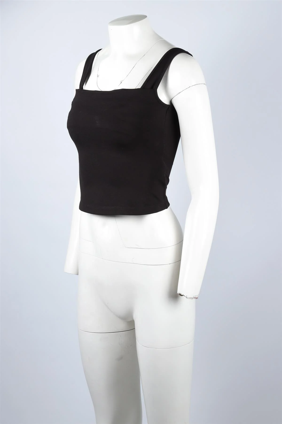 MIAOU BLACK JERSEY TOP XSMALL - Image 3