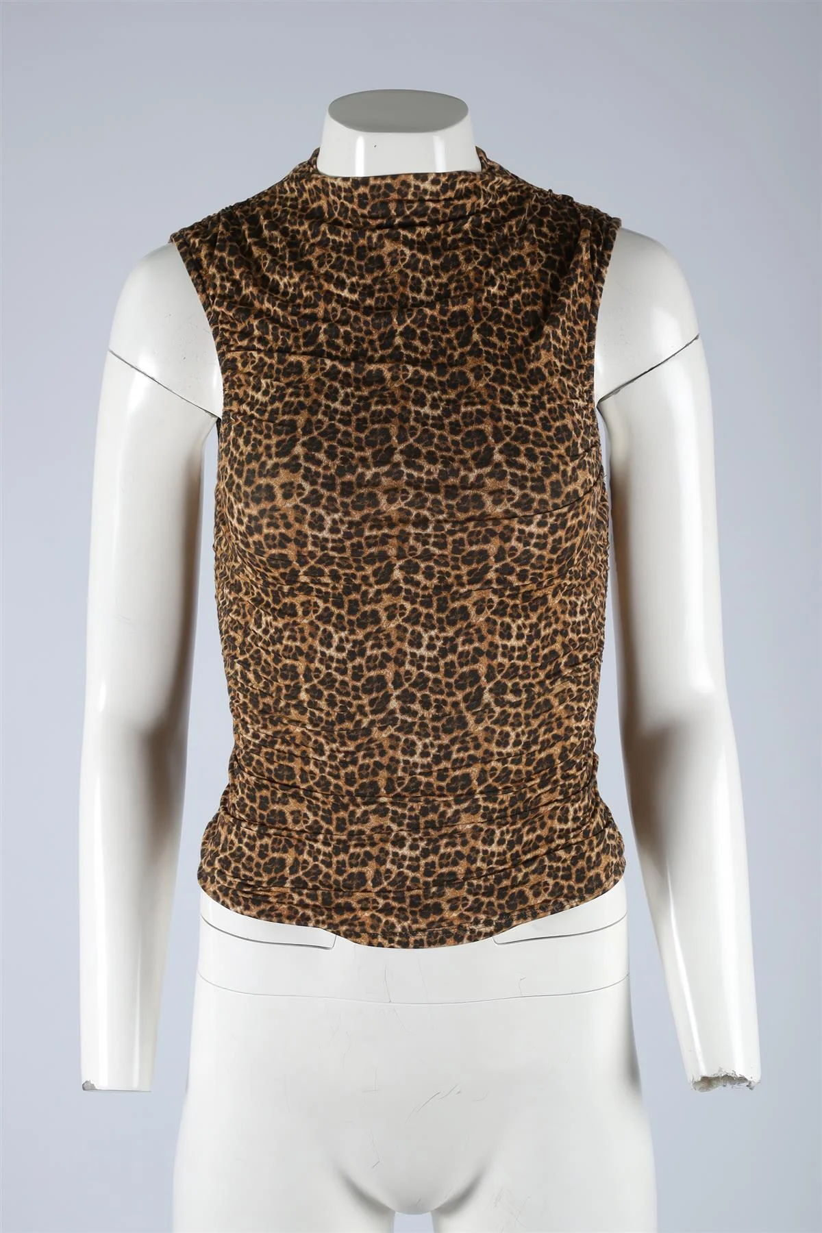 MIAOU BROWN JERSEY TOP XXSMALL - Image 2