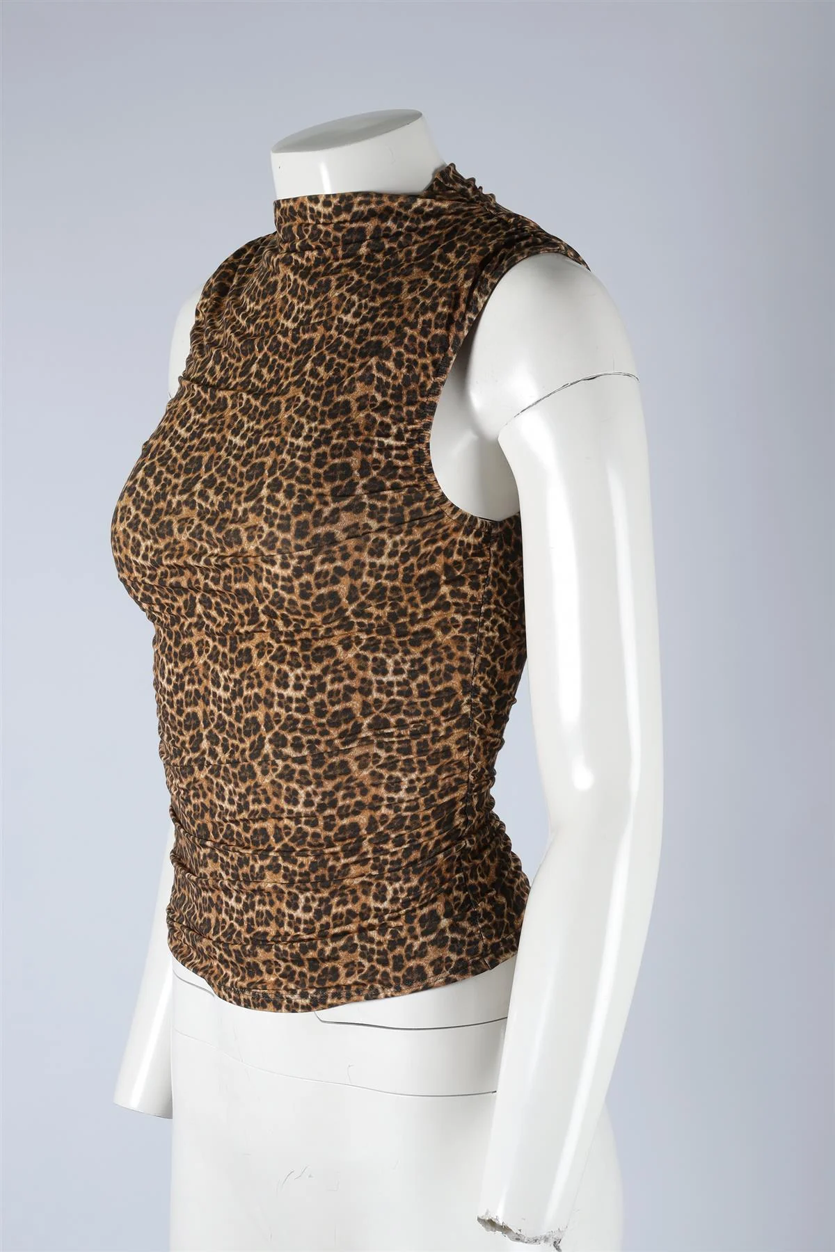 MIAOU BROWN JERSEY TOP XXSMALL - Image 3
