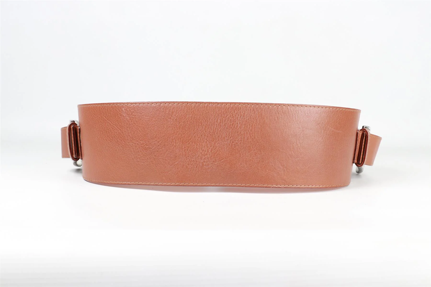 MICHAEL KORS BROWN LEATHER WAIST BELT SMALL - Image 4