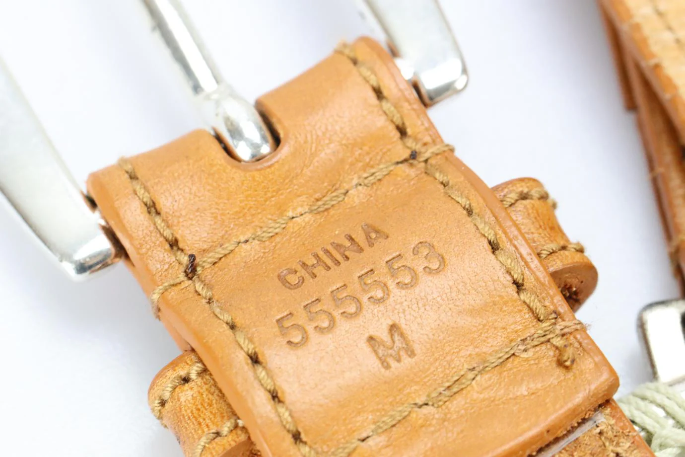 MICHAEL KORS CROCHET AND LEATHER BELT MEDIUM - Image 6