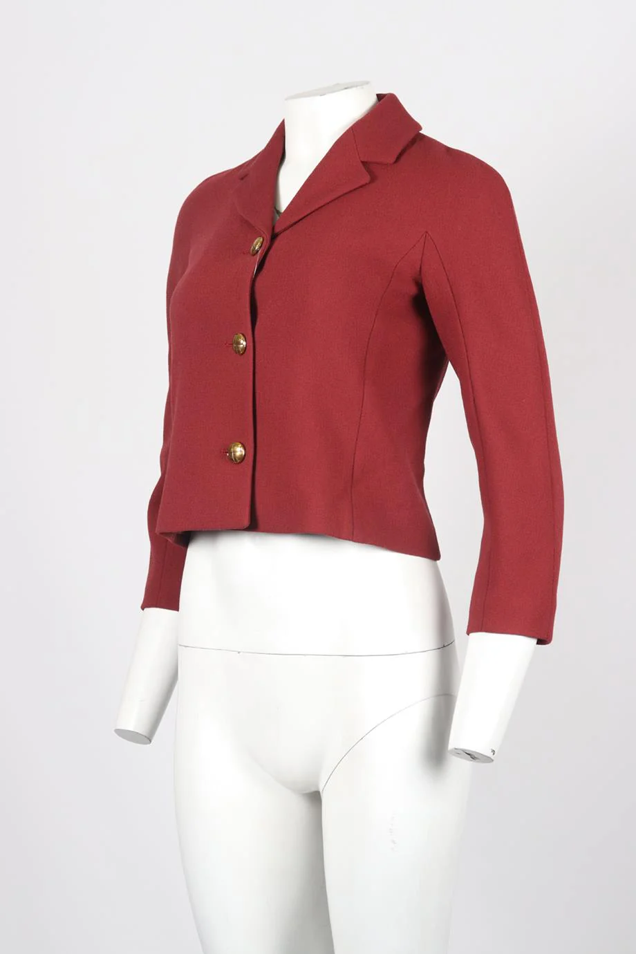 MICHAEL KORS CROPPED WOOL JACKET US 2 UK 6 - Image 3