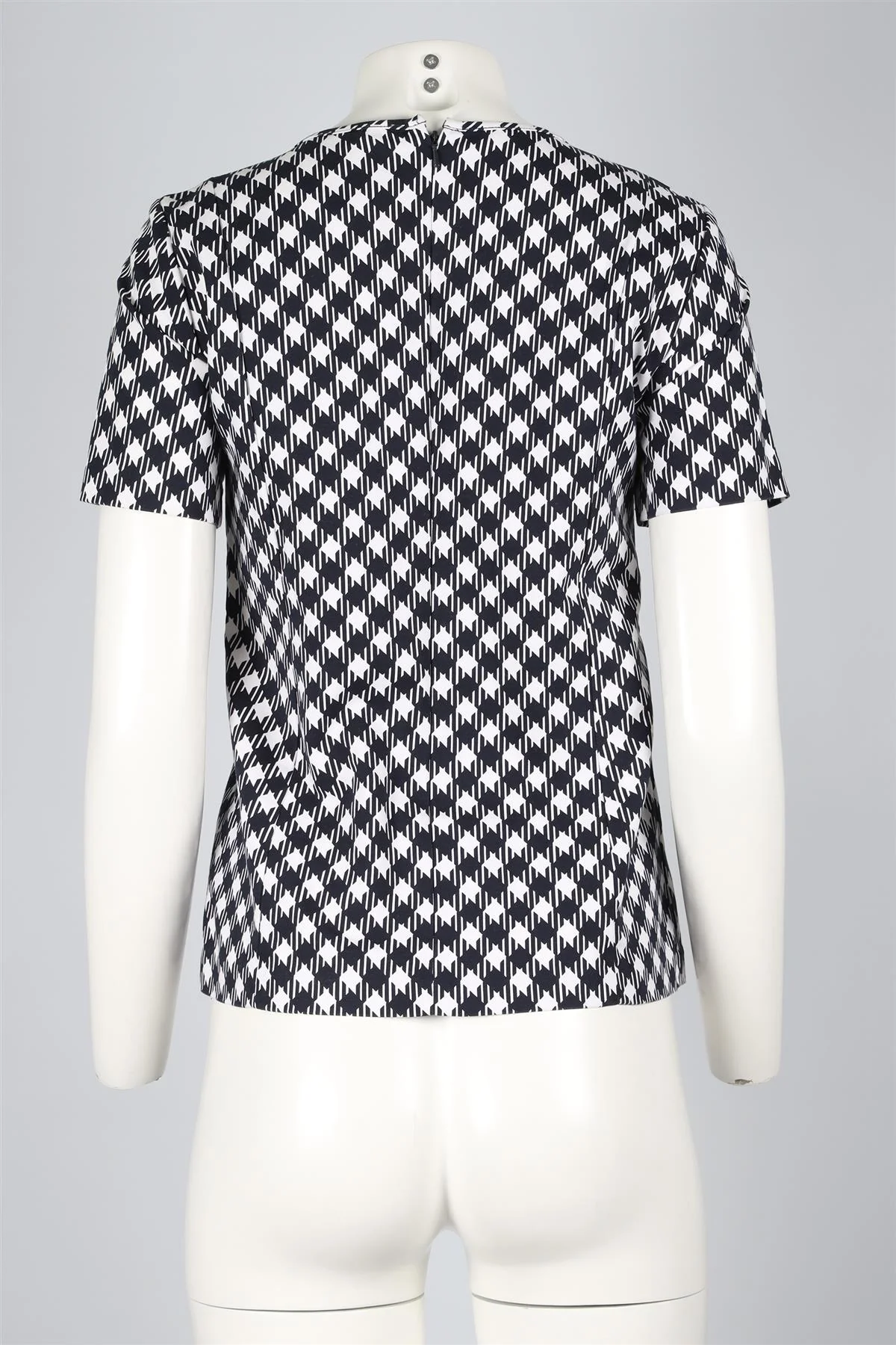 MICHAEL MICHAEL KORS BLUE COTTON BLEND TOP SMALL - Image 4