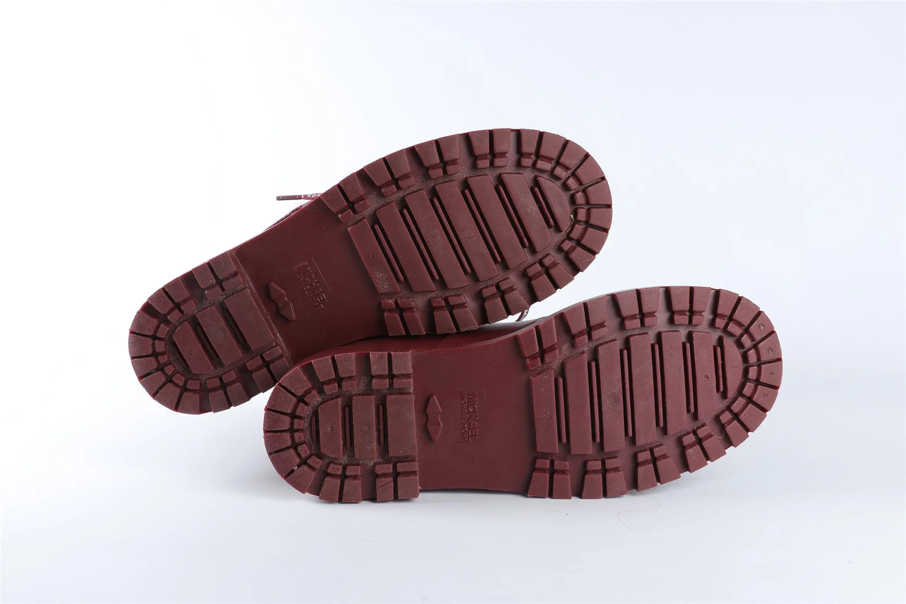MICHAEL MICHAEL KORS BURGUNDY RUBBER BOOTS EU 39 UK 6 US 9 - Image 6
