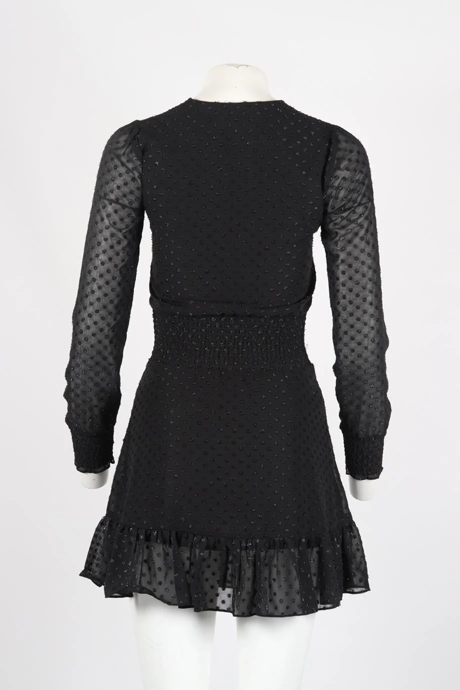 MICHAEL MICHAEL KORS CHIFFON MINI DRESS XXSMALL - Image 4