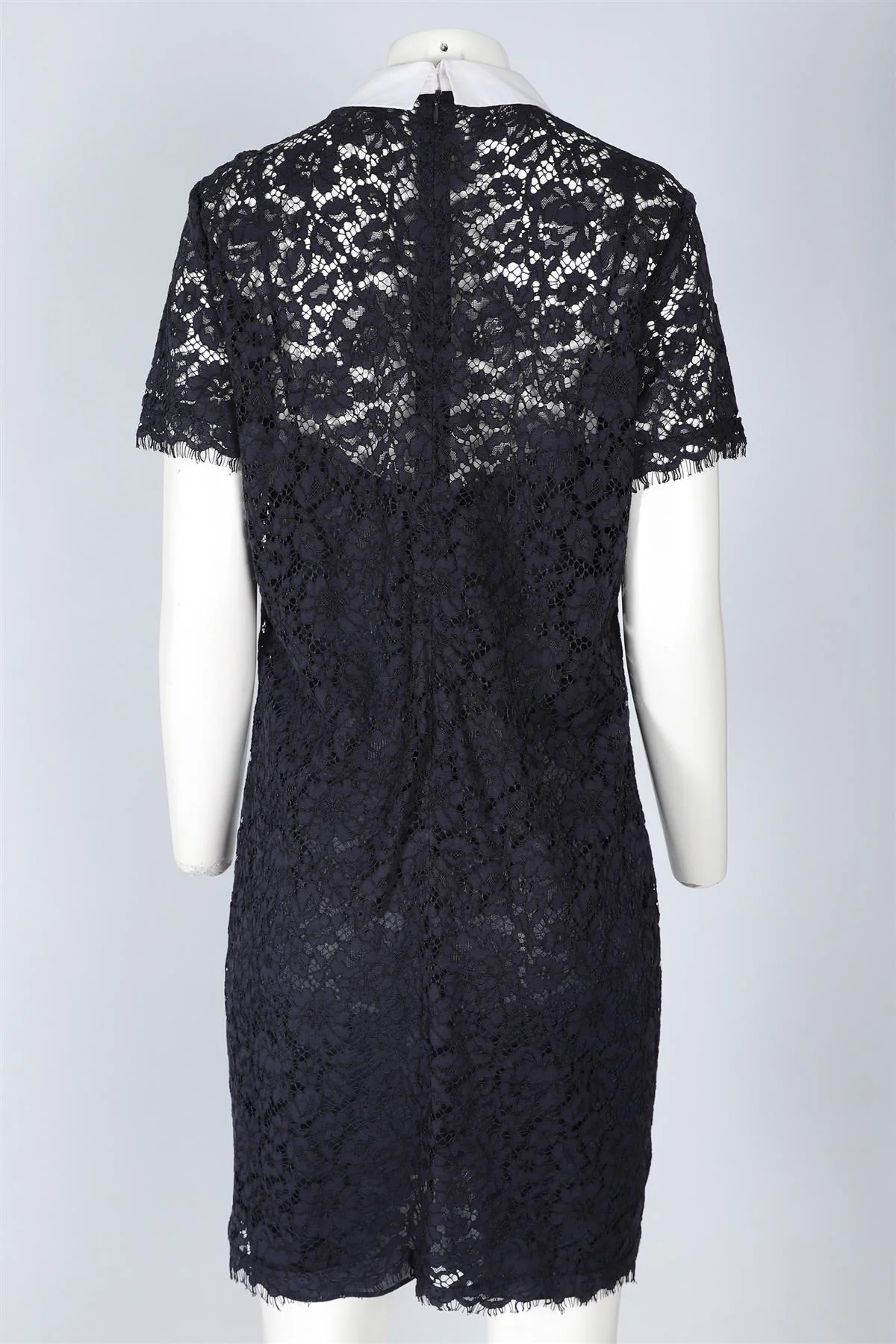 MICHAEL MICHAEL KORS NAVY LACE MINI DRESS US 10 UK 14 - Image 4