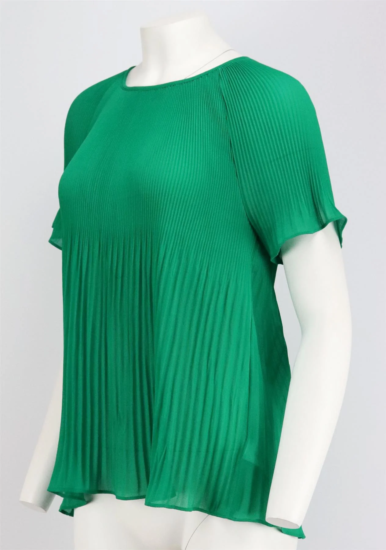 MICHAEL MICHAEL KORS PLEATED GEORGETTE TOP LARGE - Image 4