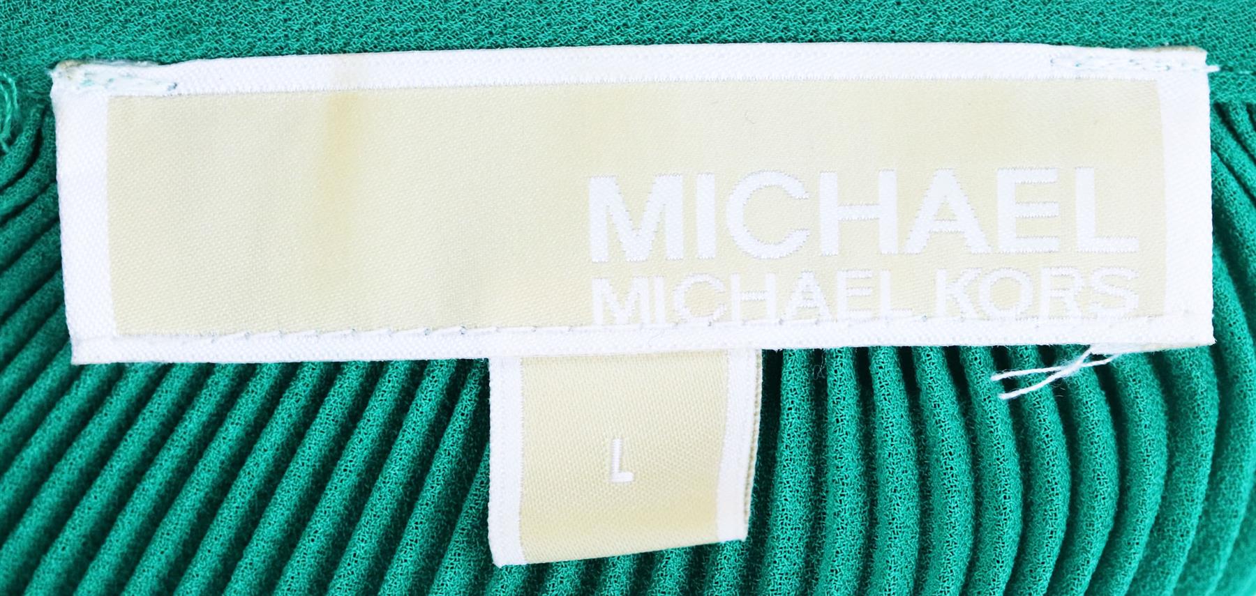MICHAEL MICHAEL KORS PLEATED GEORGETTE TOP LARGE - Image 6