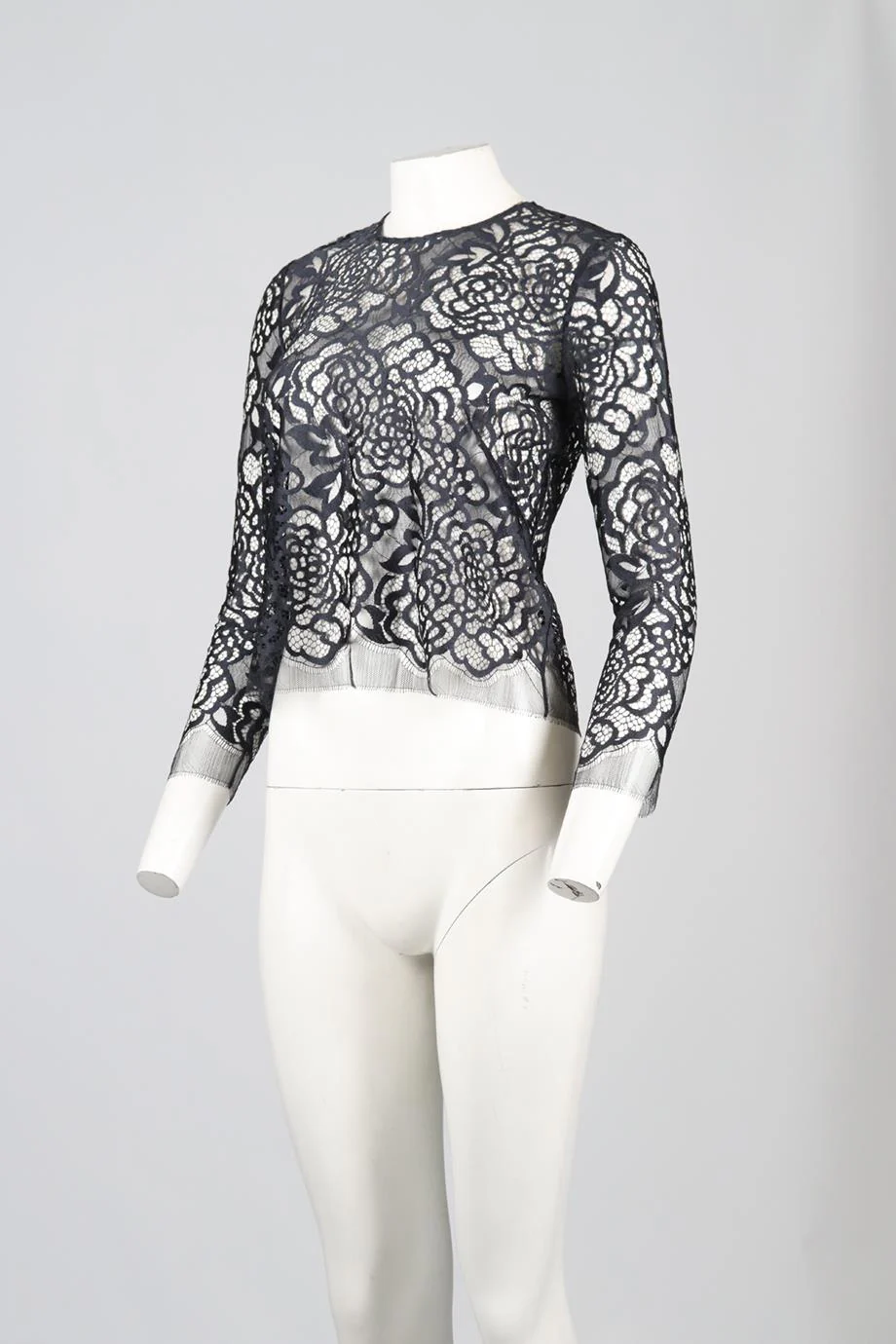 MICHELLE MASON LACE TOP US 2 UK 6 - Image 3