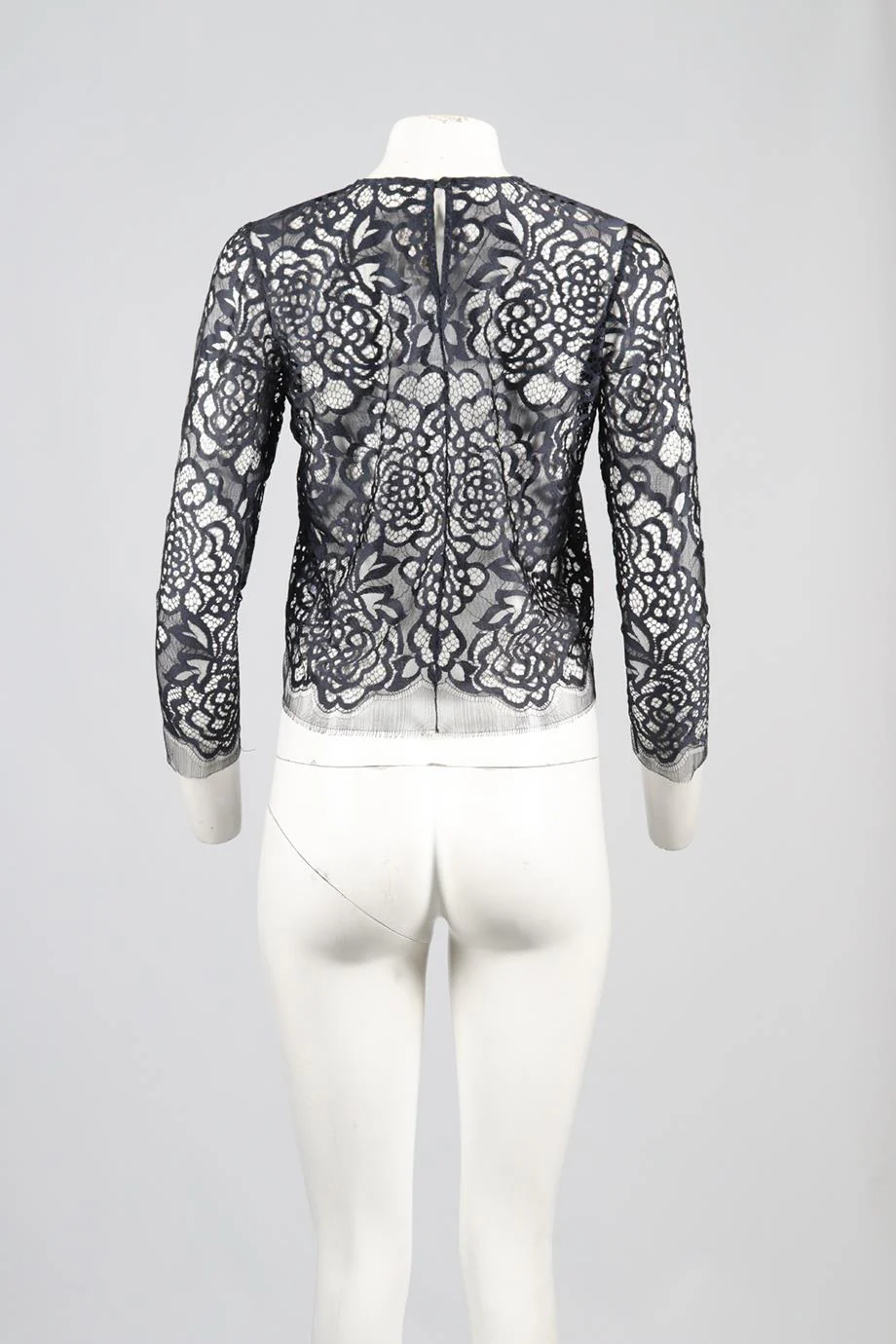 MICHELLE MASON LACE TOP US 2 UK 6 - Image 4
