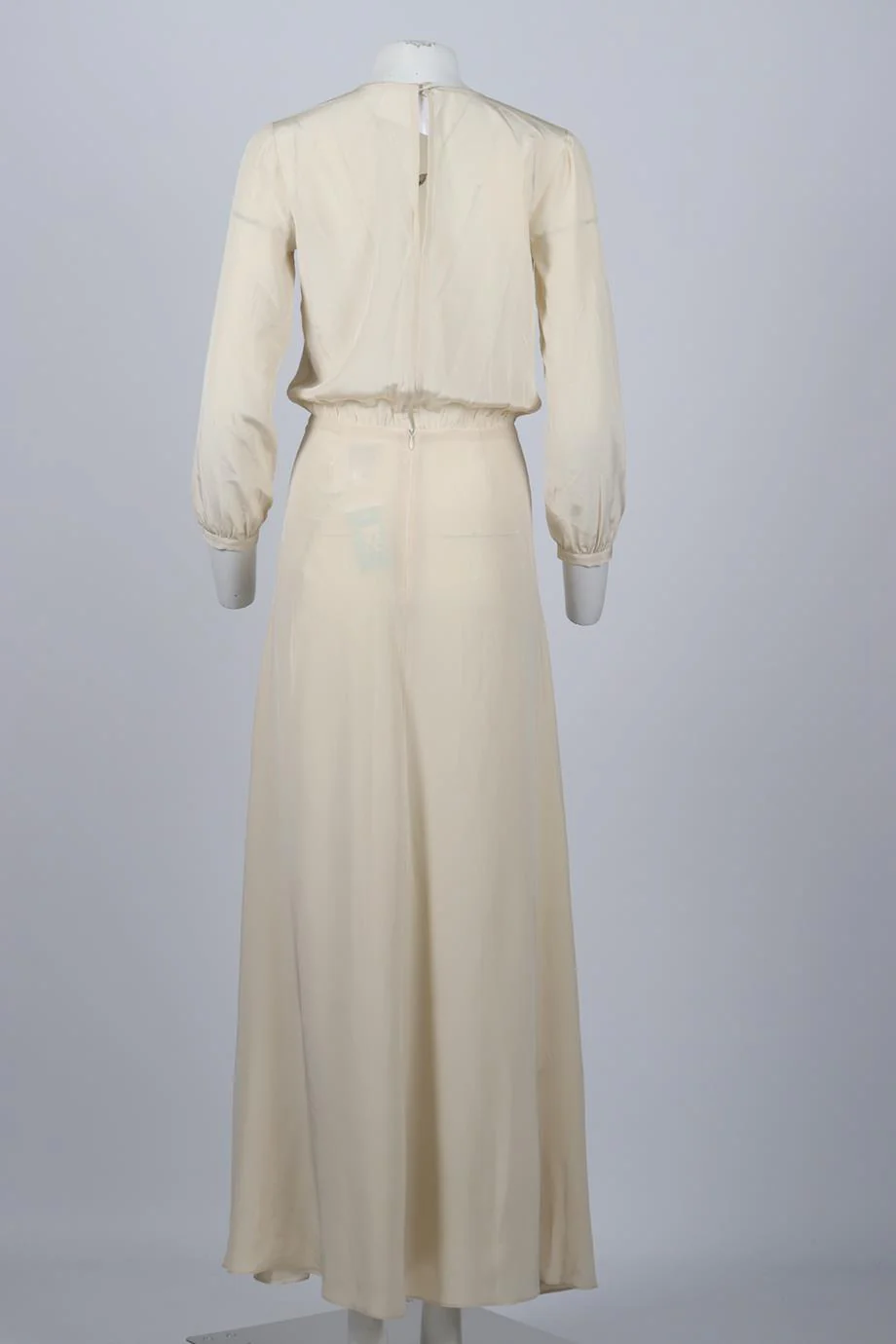MICHELLE MASON SILK MAXI DRESS US 2 UK 6 - Image 4