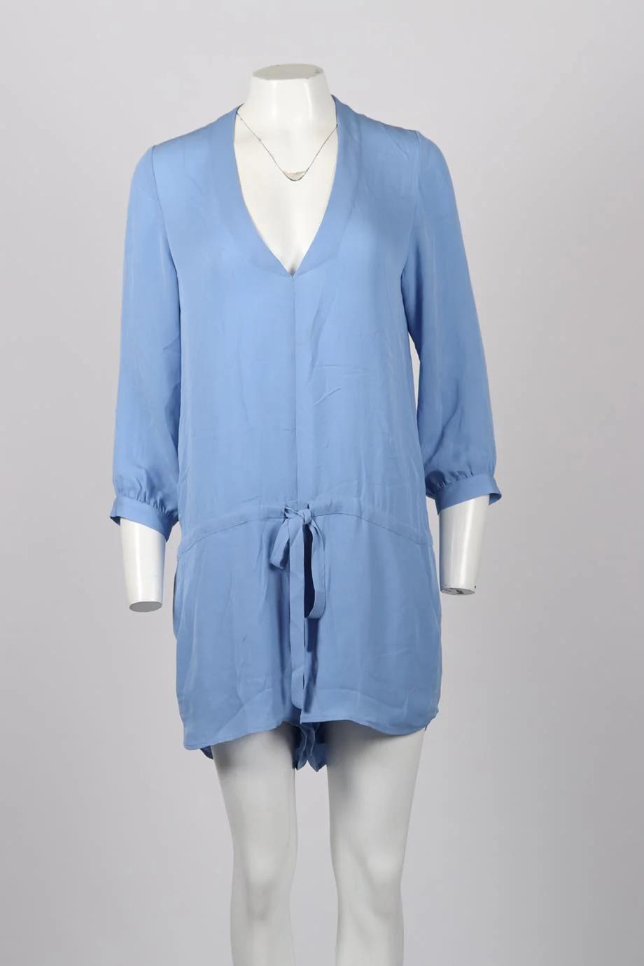 MICHELLE MASON SILK PLAYSUIT US 4 UK 8 - Image 2