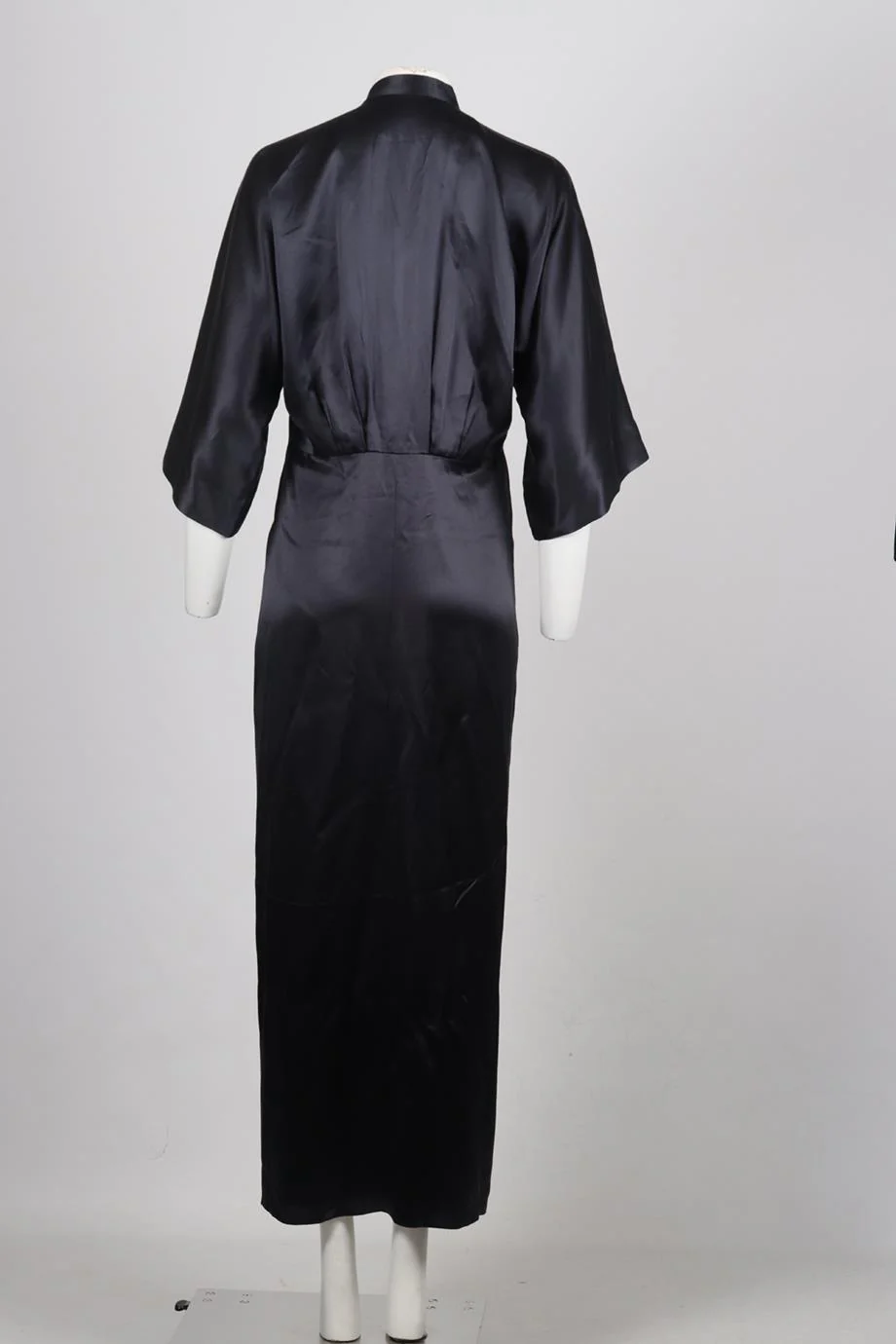 MICHELLE MASON SILK SATIN MAXI DRESS US 0 UK 4 - Image 4