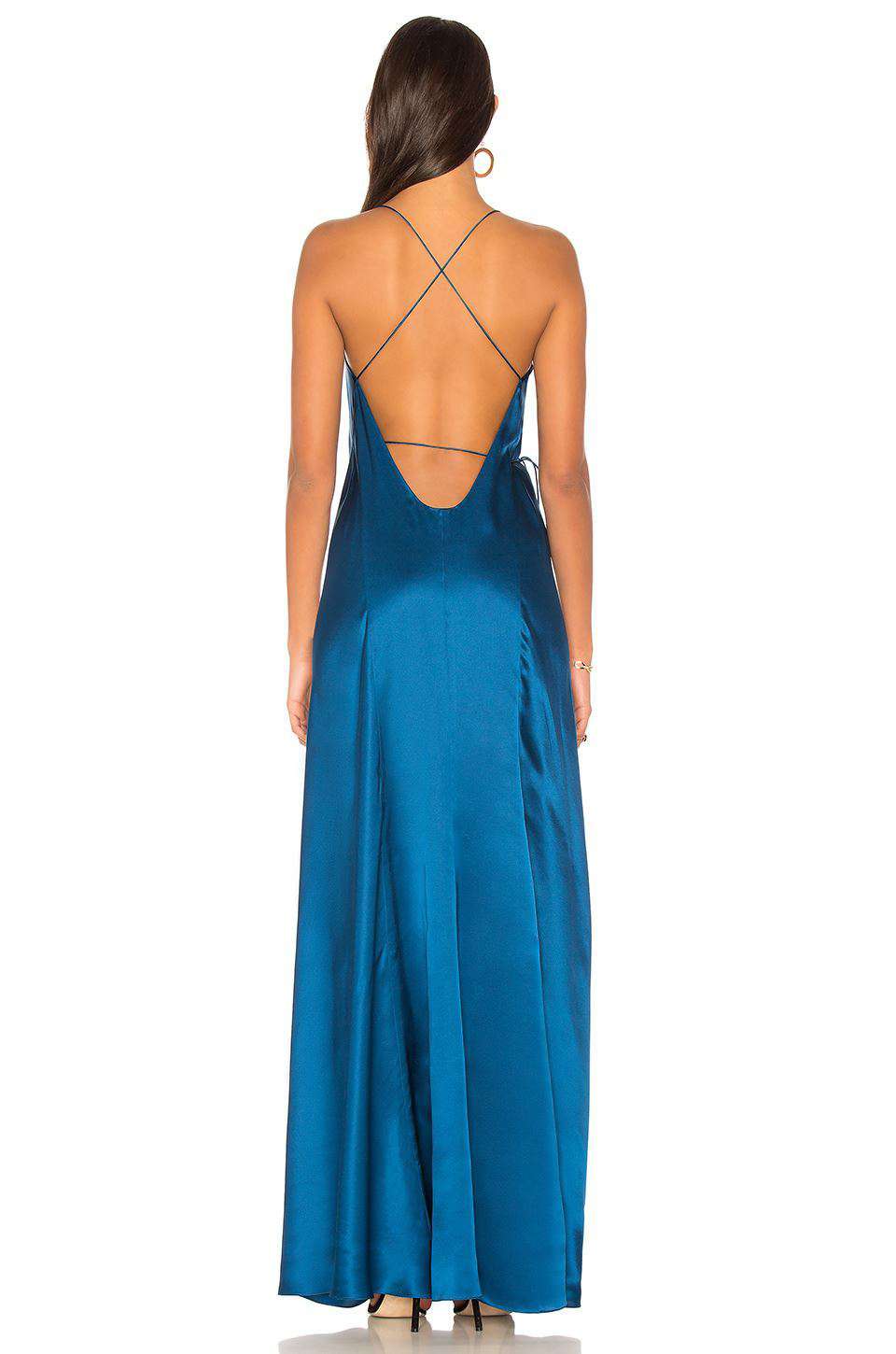 MICHELLE MASON STRAPPY WRAP DRESS US 2 UK 6 - Image 2
