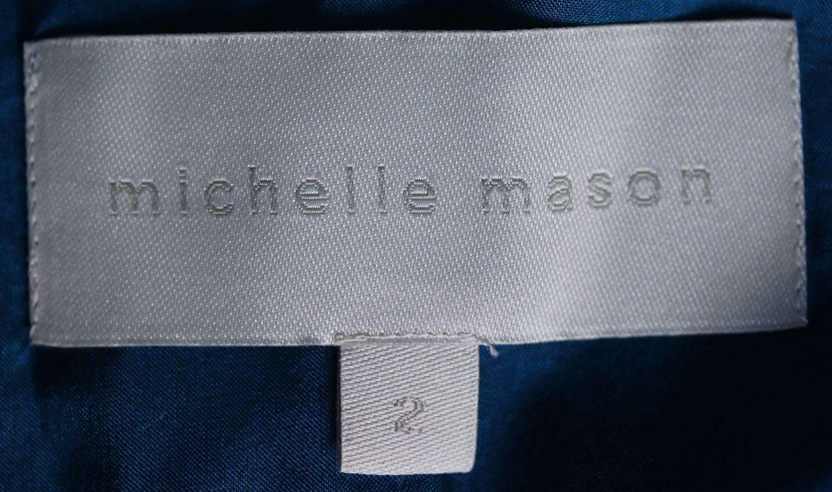 MICHELLE MASON STRAPPY WRAP DRESS US 2 UK 6 - Image 6
