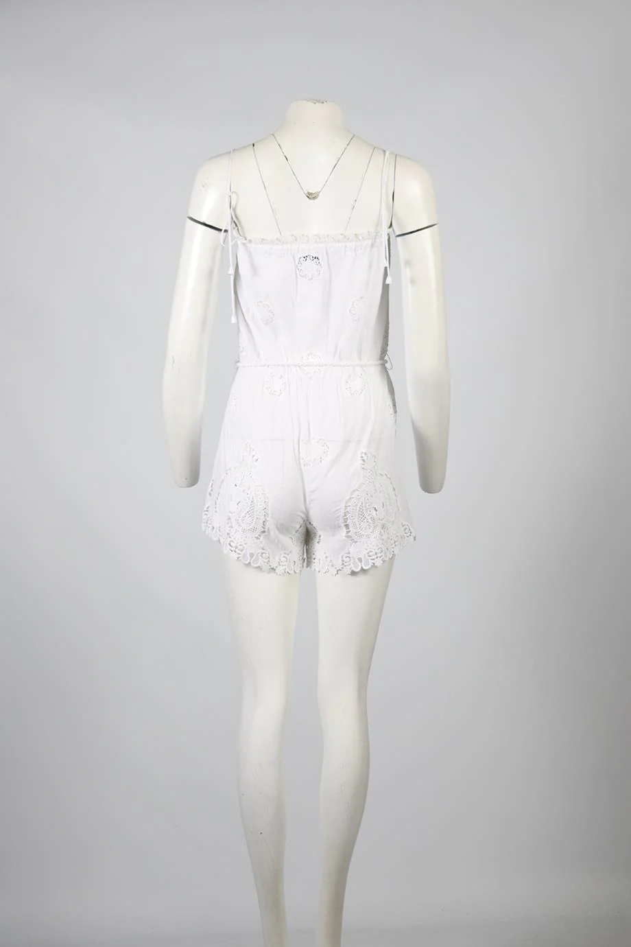 MIGUELINA COTTON PLAYSUIT SMALL - Image 4