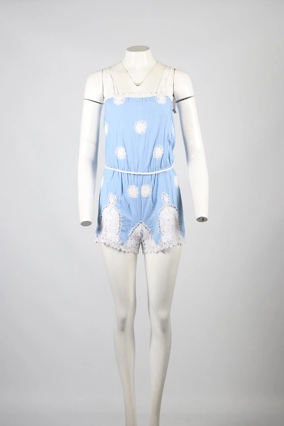MIGUELINA COTTON PLAYSUIT SMALL - Image 2