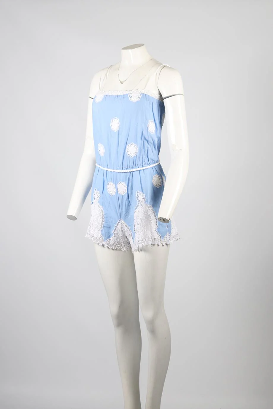 MIGUELINA COTTON PLAYSUIT SMALL - Image 3