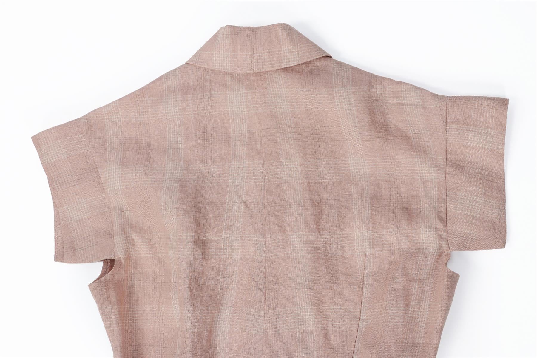 MIGUELINA PINK LINEN JUMPSUIT XSMALL - Image 5