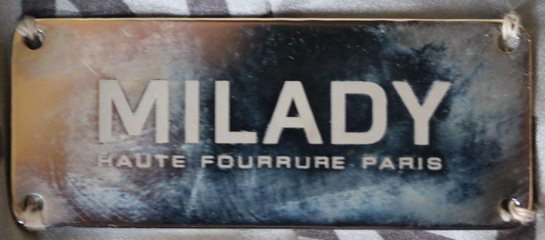 MILADY CHINCHILLA FUR JACKET FR 42 UK 14 - Image 4