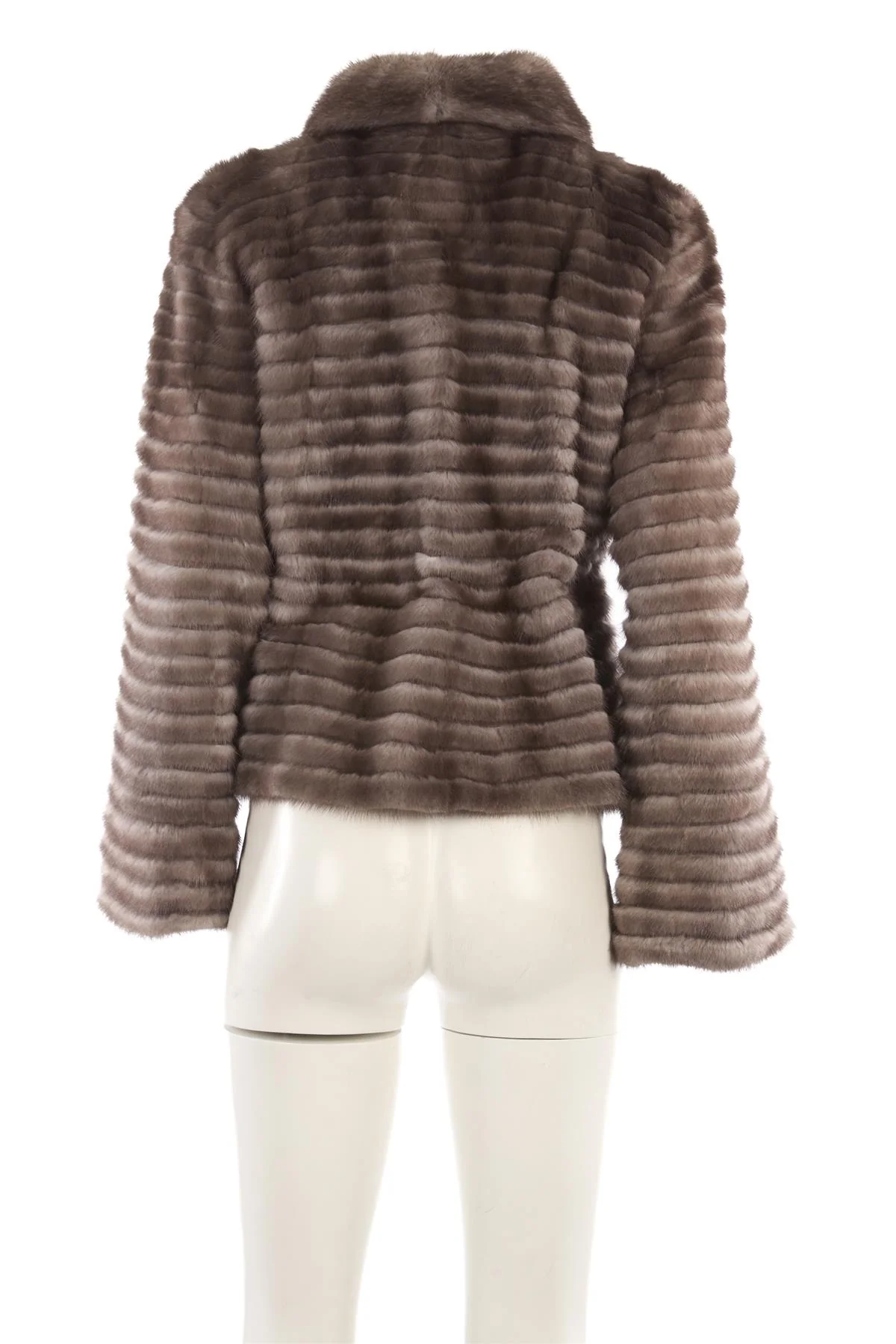 MILADY GREY MINK FUR JACKET FR 40 UK 12 - Image 4