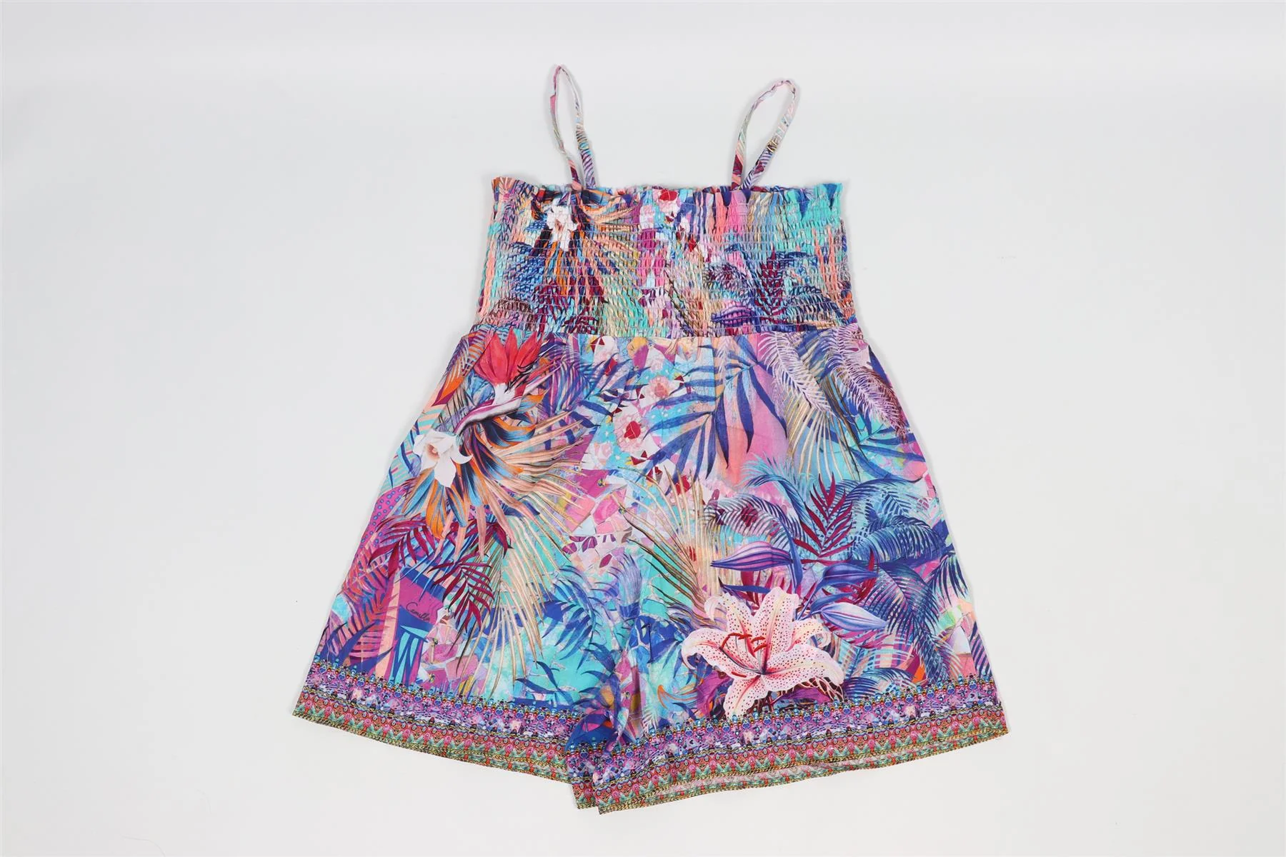MILLA BY CAMILLA MULTICOLOURED KIDS GIRLS COTTON PLAYSUIT 10 YEARS - Image 4