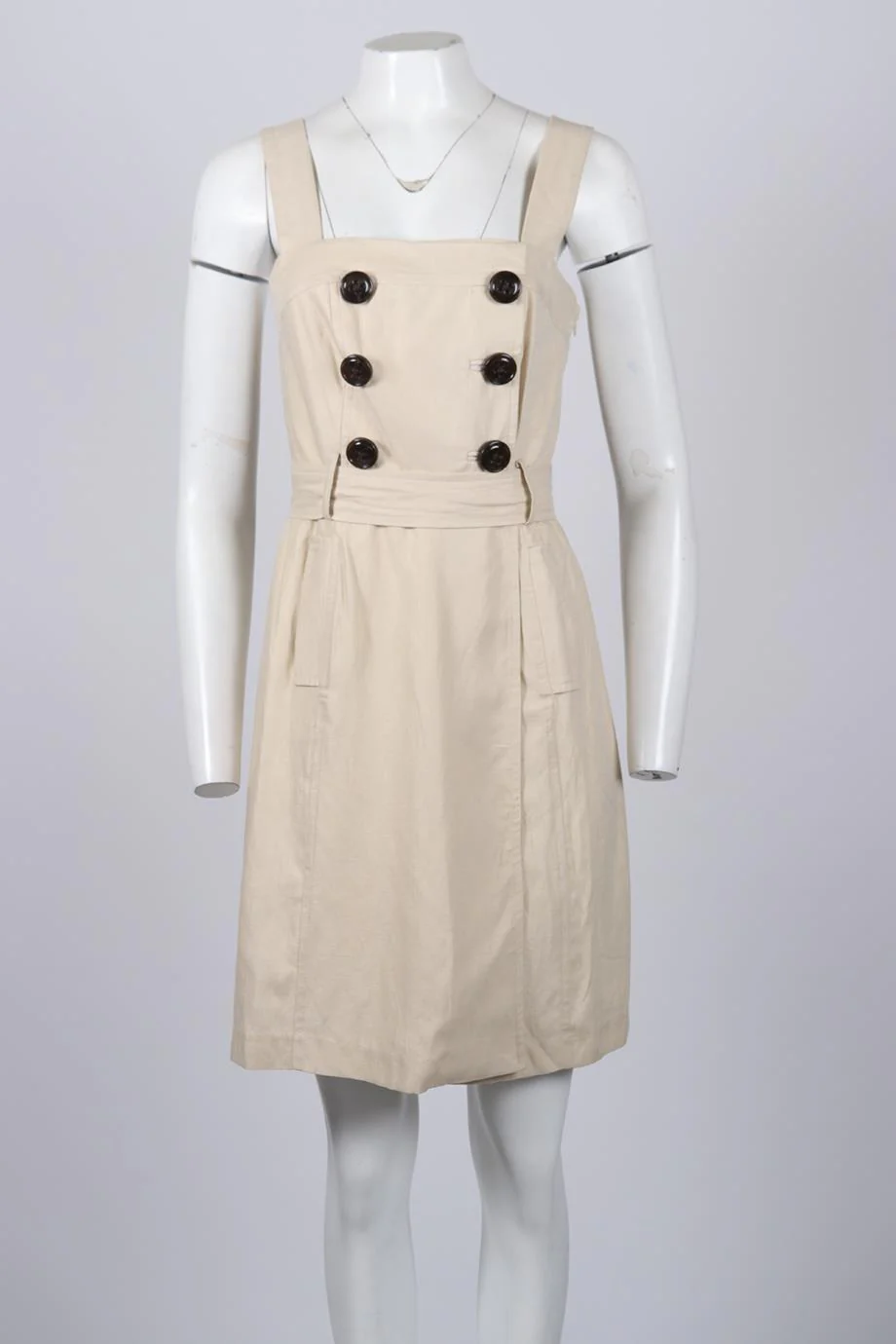 MILLY LINEN BLEND MINI DRESS UK 10 - Image 2
