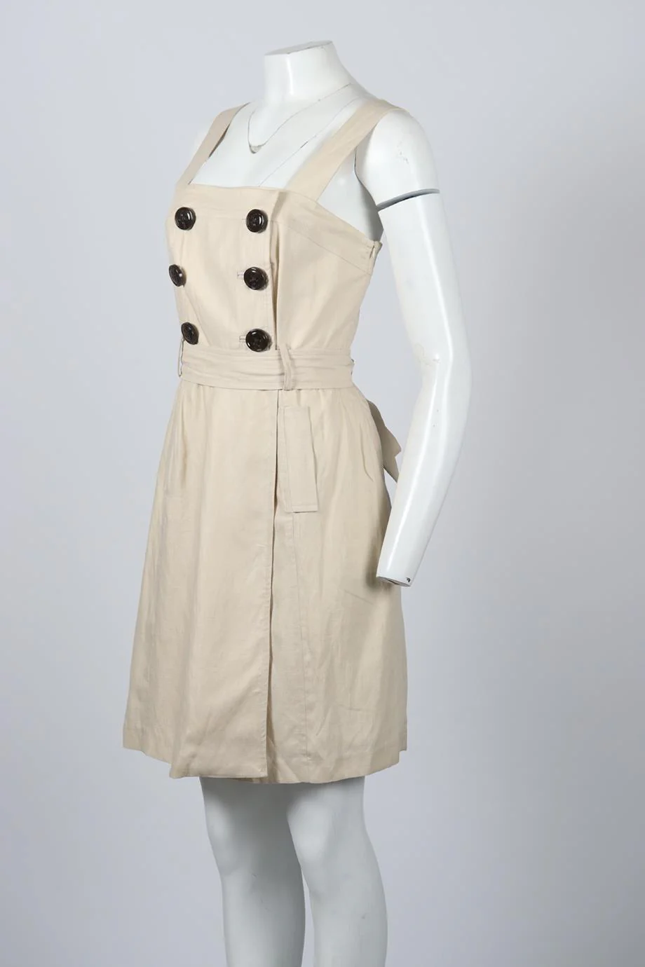 MILLY LINEN BLEND MINI DRESS UK 10 - Image 3