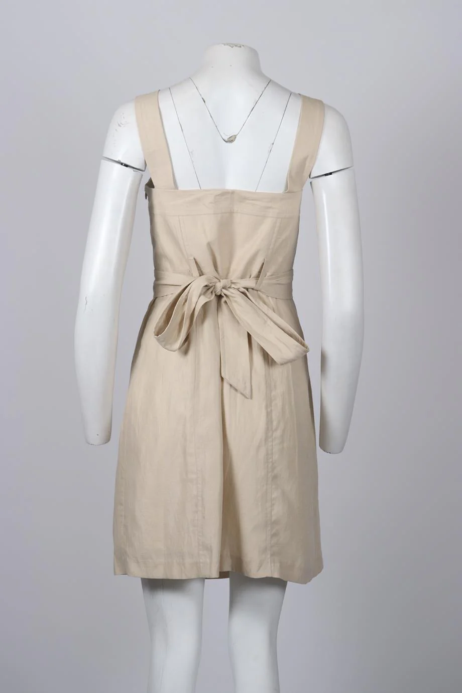 MILLY LINEN BLEND MINI DRESS UK 10 - Image 4
