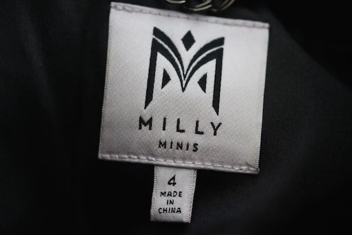 MILLY MINIS GIRLS BLACK FAUX FUR GILET 4 YEARS - Image 4
